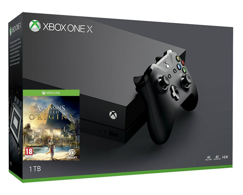 Xbox One X 1TB + гра Assassin's Creed: Origins (Xbox one)