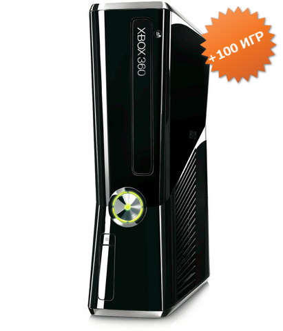 Microsoft Xbox 360 Slim 500Gb (FREEBOOT + прошивка LT+ 3.0) + 100 игр