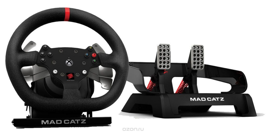 Кермо для Xbox One Mad Catz Pro Racing Force Feedback Wheel