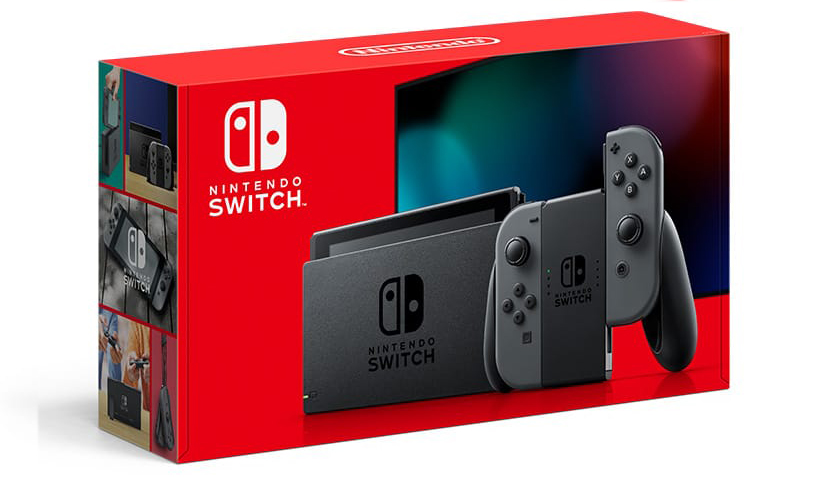 Nintendo Switch Gray - Обновленная версия (Ревизия HAC-(001-01))