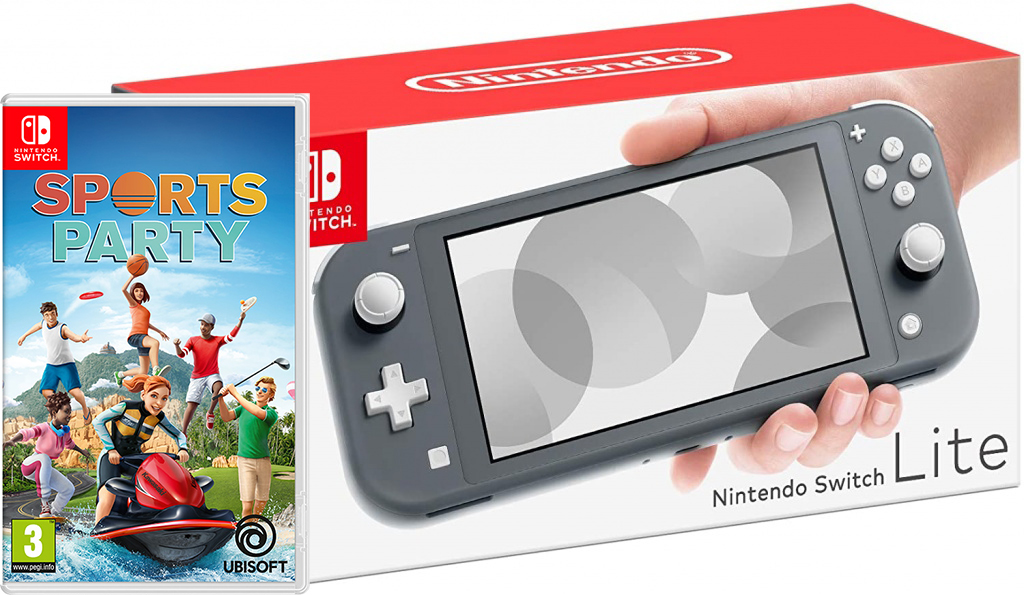 Nintendo Switch Lite Gray + Sports Party