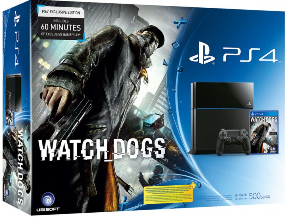 Sony PlayStation 4 + гра Watch Dogs