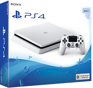 Sony Playstation 4 Slim Glacier White (ГАРАНТІЯ 18 МІСЯЦІВ)