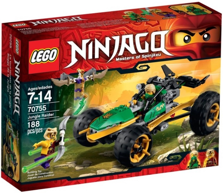 LEGO Ninjago Тропічне багі зеленого ніндзя (70755)