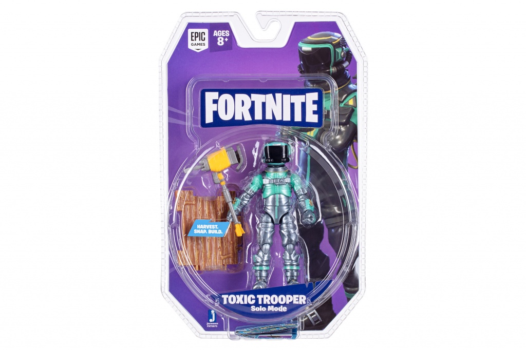 Коллекционная фигурка Jazwares Fortnite Solo Mode Toxic Trooper, 10 см