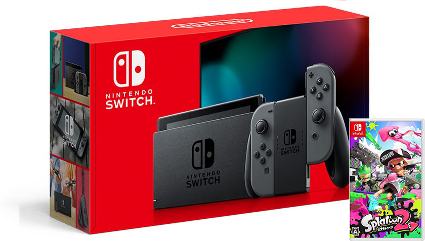 Nintendo Switch Gray HAC-001(-01) + Splatoon 2 (Nintendo Switch)