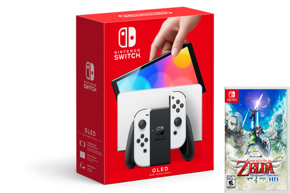 Nintendo Switch (OLED model) White set + The Legend of Zelda: Skyward Sword HD