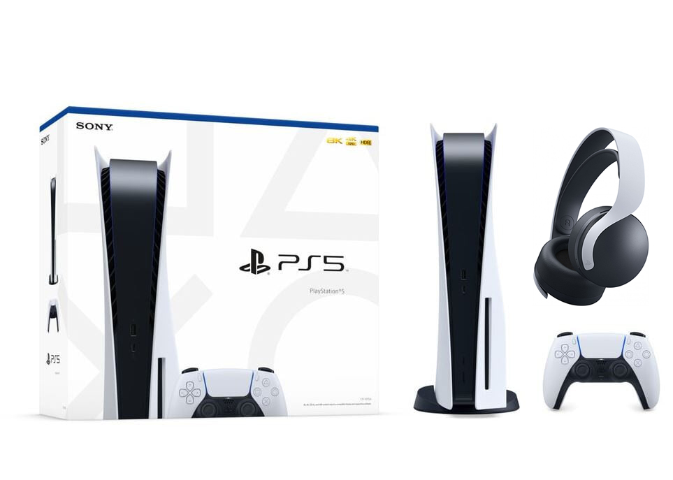 Sony PlayStation 5 SSD 825GB + Ігрова гартитура PULSE 3D wireless headset (PS5)