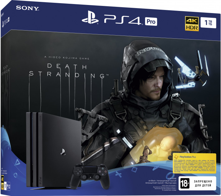 Sony Playstation 4 PRO 1TB + гра Death Stranding (PS4)