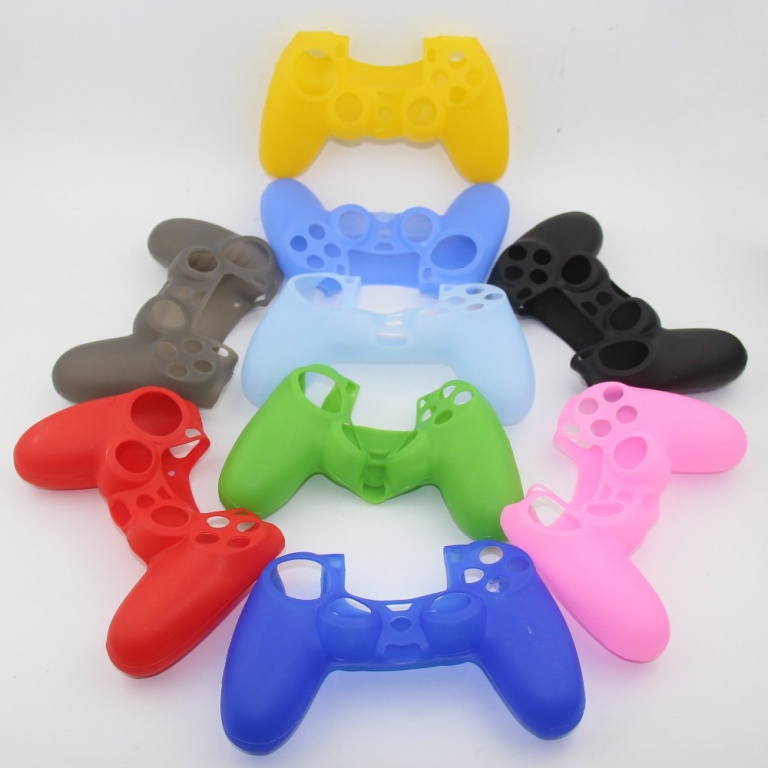 Чохол силиконовый на джойстик PS4 одноцветный
