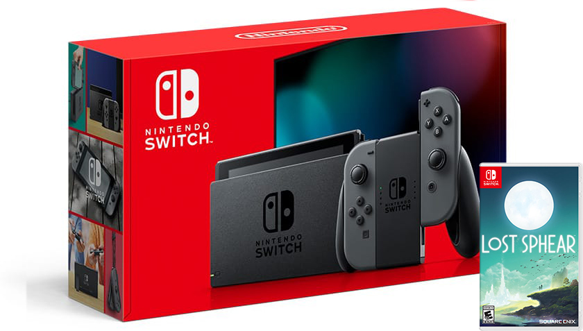 Nintendo Switch Gray HAC-001(-01) + Lost Sphear (Nintendo Switch)