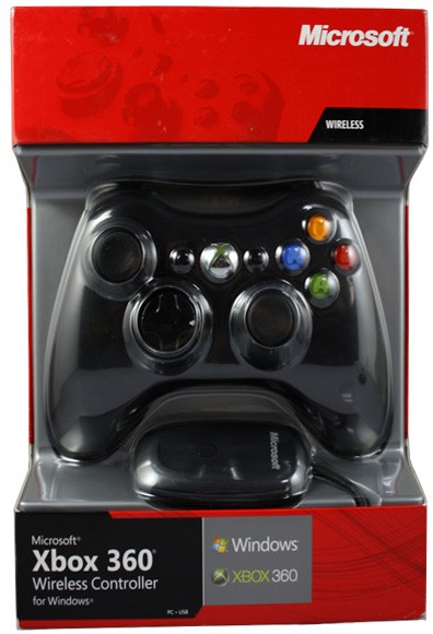 Джойстик Microsoft Xbox 360 Wireless Controller Black for Windows (JR9-00010)