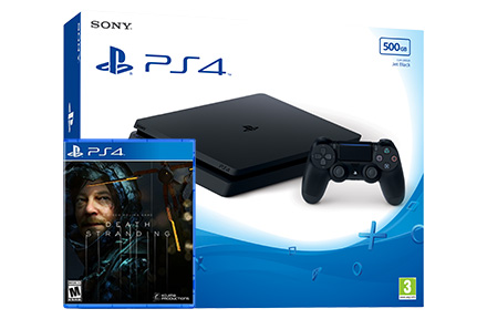 Sony Playstation 4 Slim + гра Death Stranding (PS4)