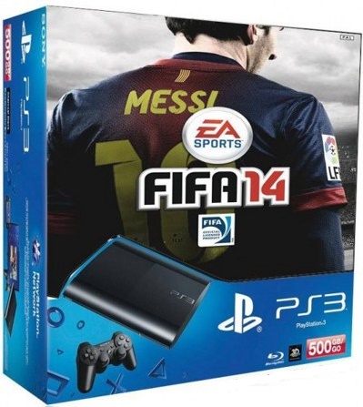 Sony Playstation 3 Super Slim 500 GB + гра FIFA 14