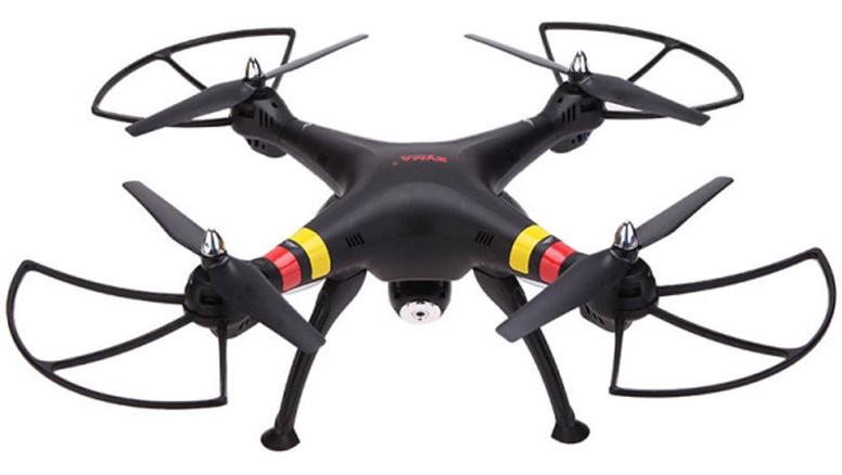 Syma X8W Black с видеопередачей на телефон/планшет (61см)