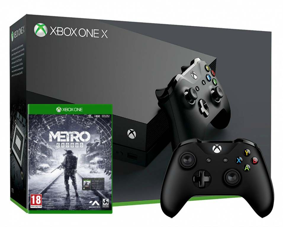 Xbox One X 1TB + гра Metro Exodus (Xbox one)