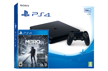 Sony Playstation 4 Slim + Metro Exodus (PS4)