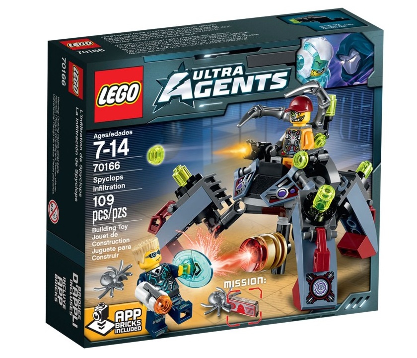 LEGO Ultra Agents Проникнення шпигунських павуків (70166)