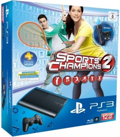 Sony Playstation 3 Super Slim 12 GB + PlayStation Move + PlayStation Eye