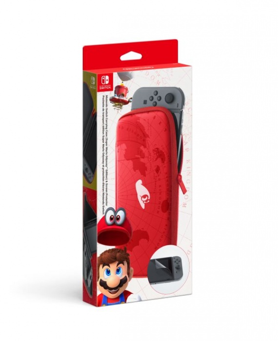 Чохол для Nintendo Switch Super Mario Odyssey Edition + защитная пленка на экран