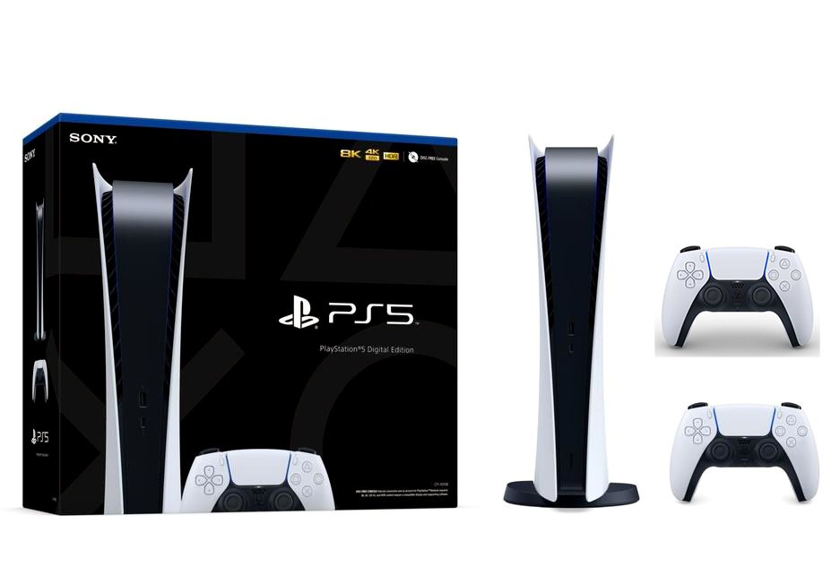 Sony PlayStation 5 Digital Edition SSD 825GB с двумя джойстиками