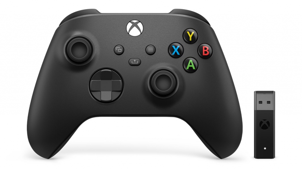 Xbox Series X|S Wireless Controller + Wireless Adapter for Windows 10 - Black