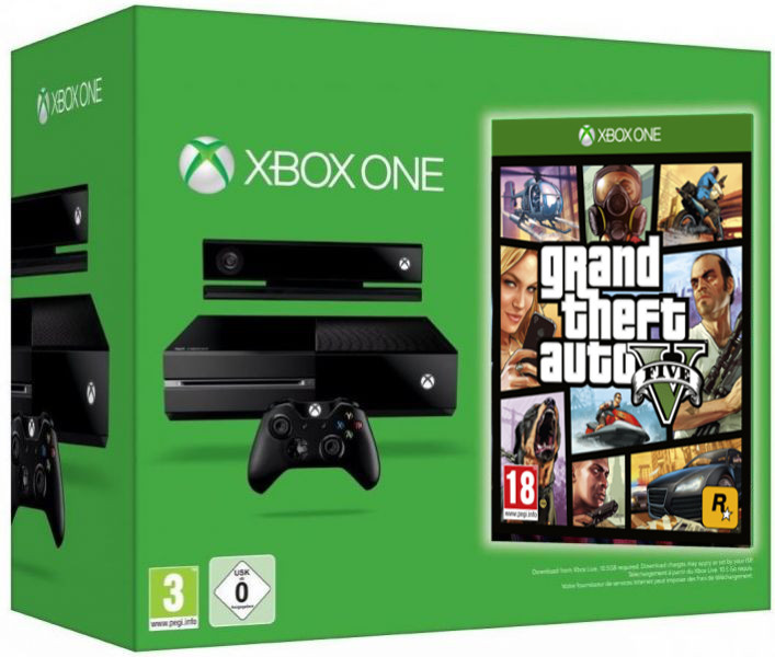 Microsoft Xbox One + Kinect 2 + GTA V