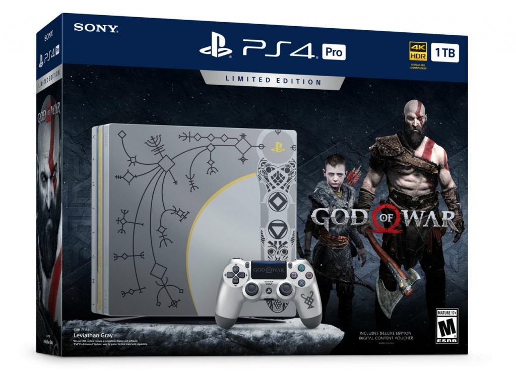 PlayStation 4 Pro 1TB God of War Limited Edition bundle