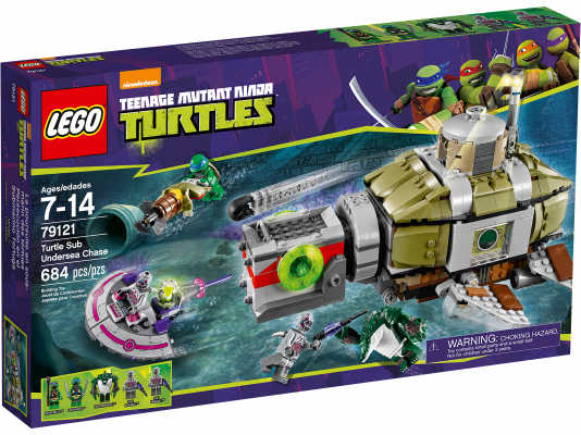 LEGO Teenage Mutant Ninja Turtles Атака підводного човна Черепашок (79121)