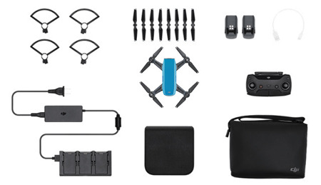 DJI Spark (Sky Blue) Fly More Combo