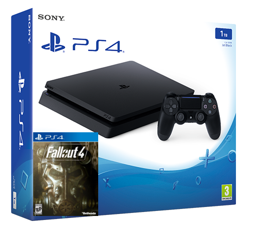 Sony Playstation 4 Slim 1TB + гра Fallout 4 (PS4)