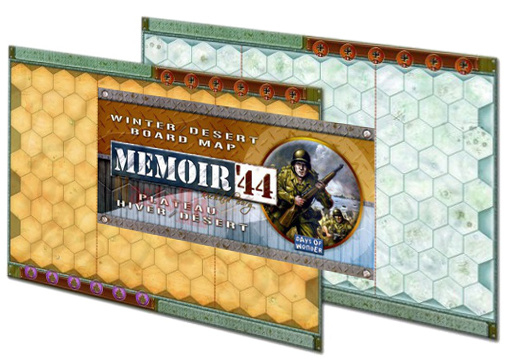 Memoir '44. Winter/Desert board map