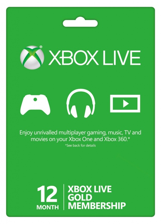 Xbox Live Gold (1 год)