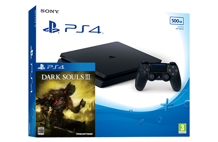 Sony Playstation 4 Slim + гра Dark Souls 3 (PS4)