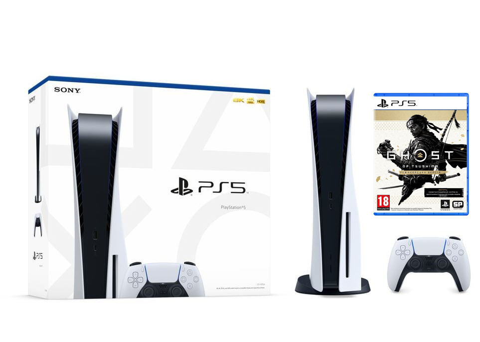 Sony PlayStation 5 SSD 825GB + Ghost of Tsushima Directors Cut (PS5)