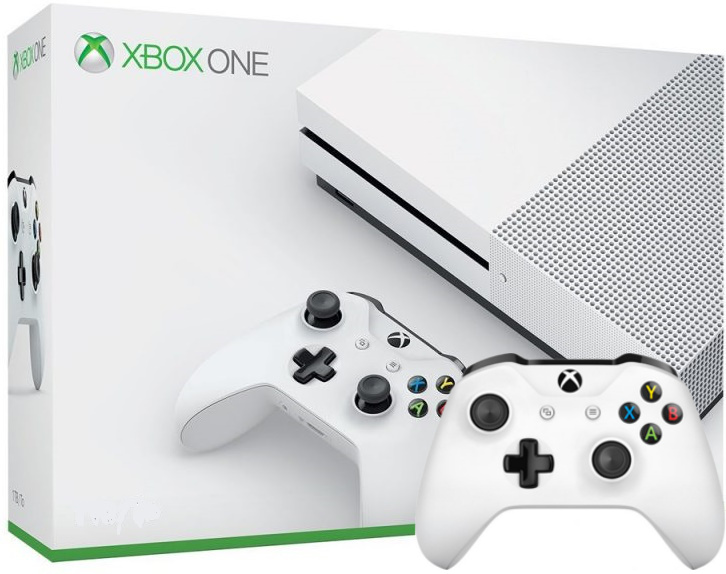 Xbox One S 2TB с двумя джойстиками