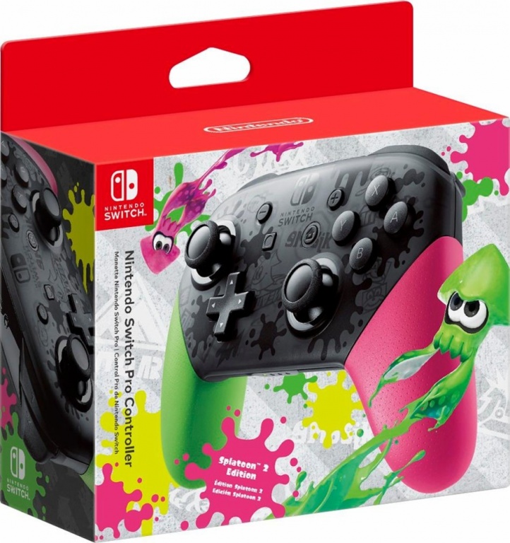 Контроллер Nintendo Switch Pro Controller Splatoon 2 Edition