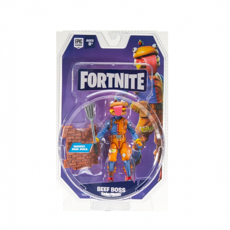 Коллекционная фигурка Jazwares Fortnite Solo Mode Beef Boss S4, 10 см