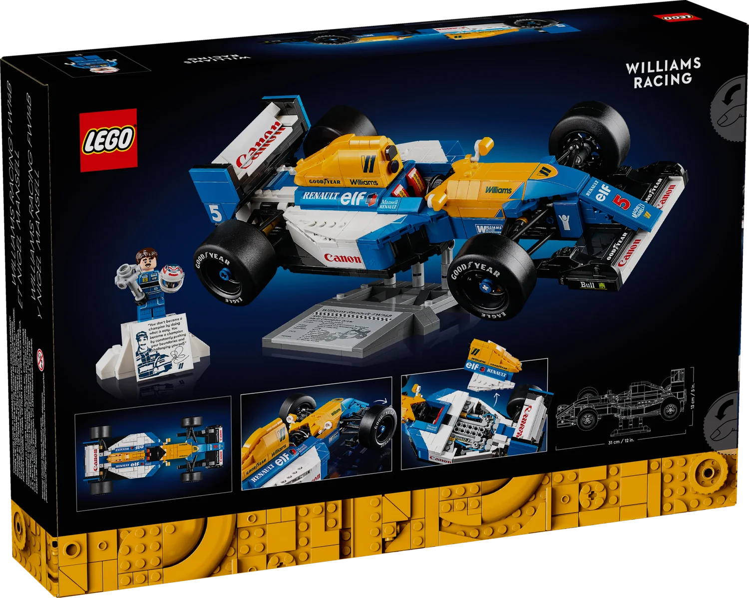 LEGO Icons Williams Racing FW14B і Найджел Менселл (10353)
