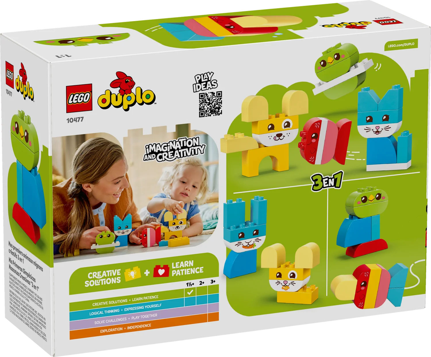 LEGO Duplo Чарівні творчі домашні улюбленці 3 в 1 (10477)