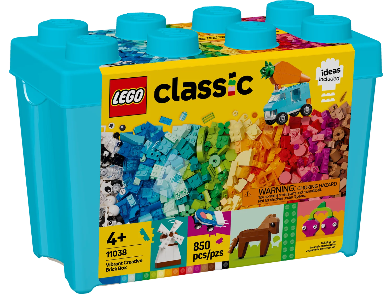 LEGO Classic Коробка кубиків для яскравого творчого конструювання (11038)