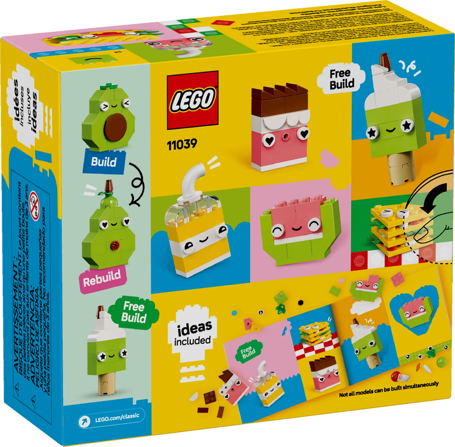 LEGO Classic Творчі друзі з їжею (11039)