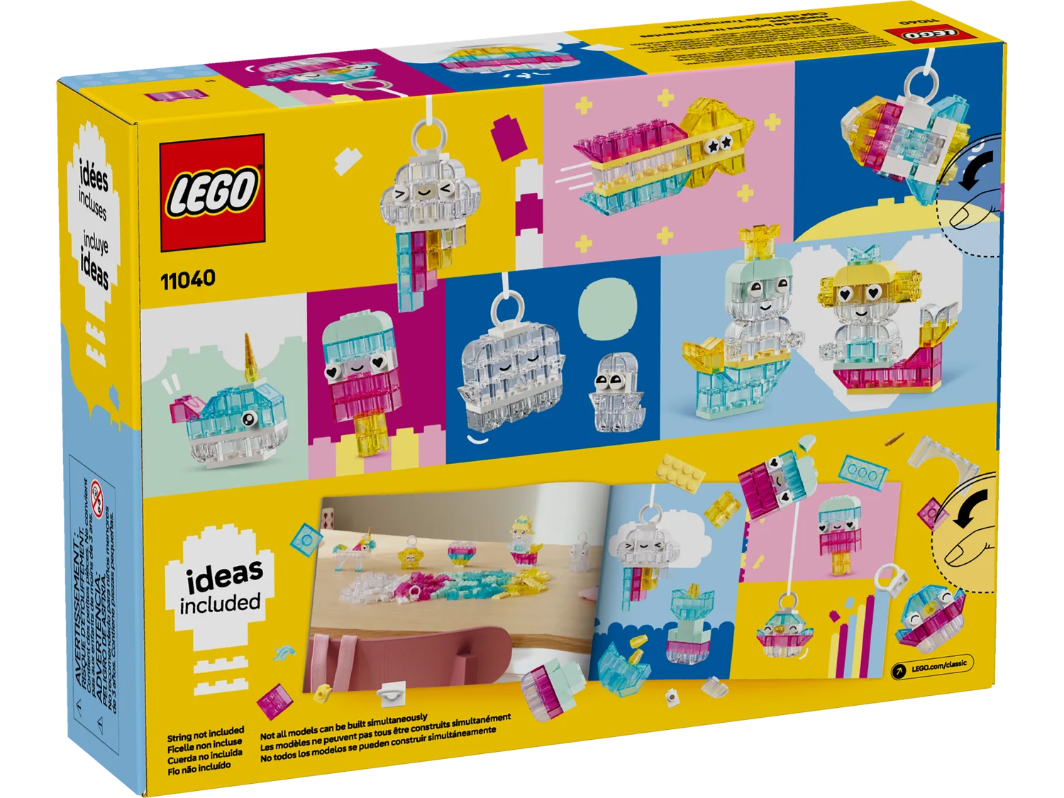 LEGO Classic Чарівна прозора коробка (11040)
