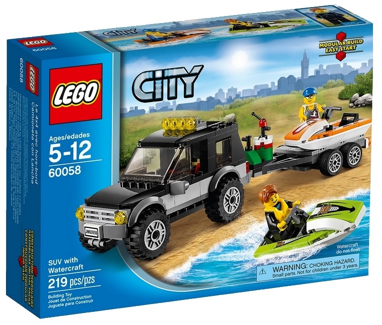 LEGO City Позашляховик із катером (60058)