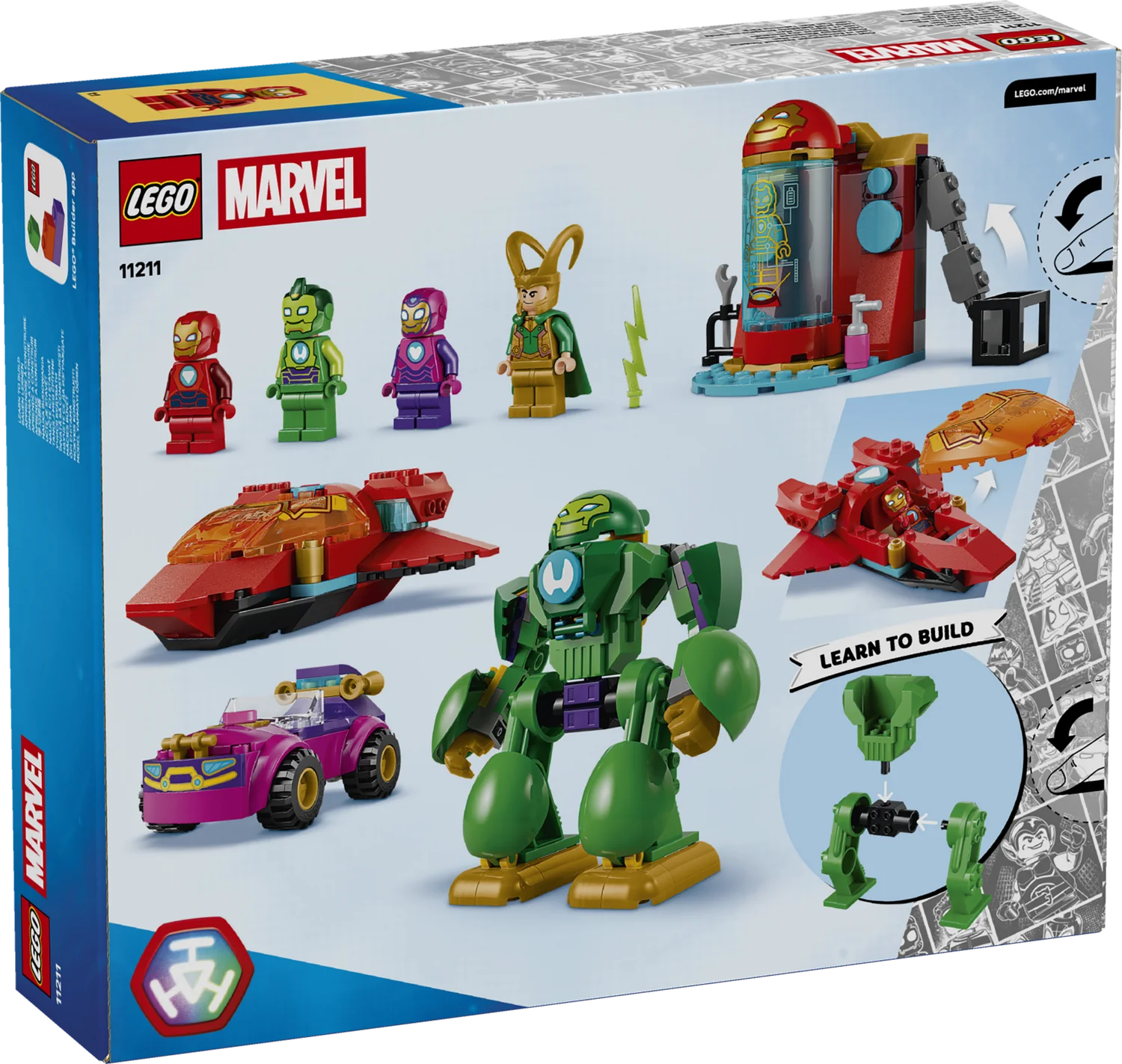 LEGO Marvel Локі проти команди Залізної Людини (11211)