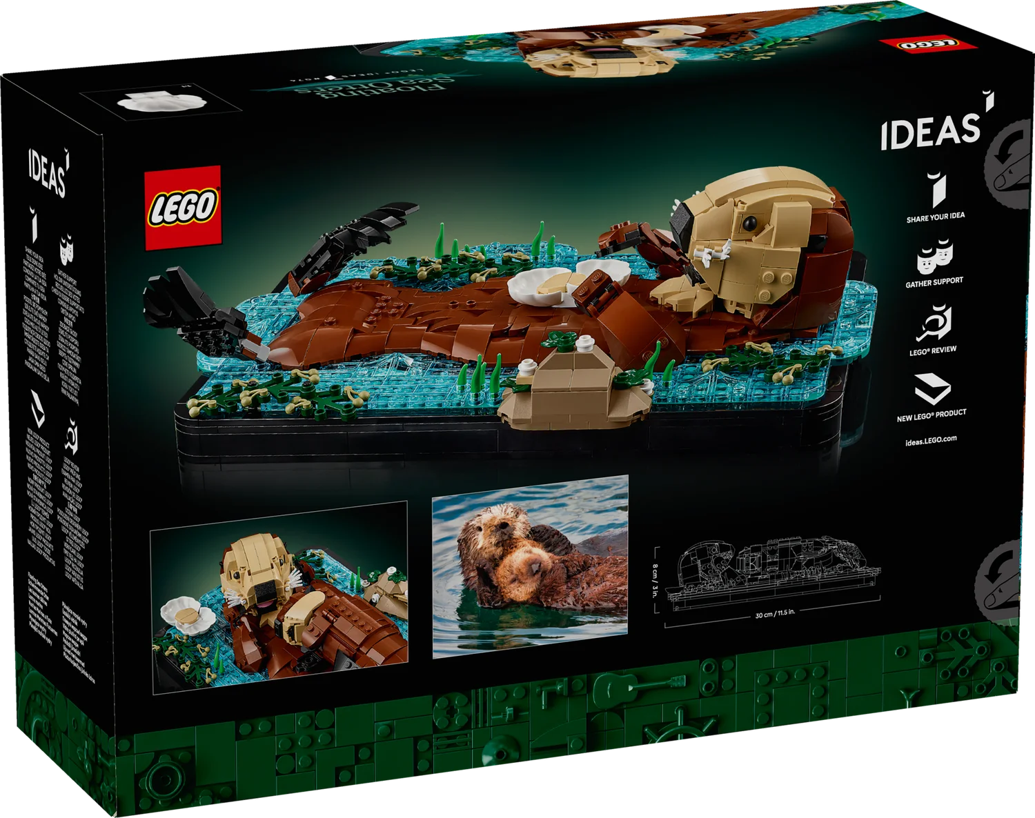 LEGO Ideas Пливучі морські видри (21366)