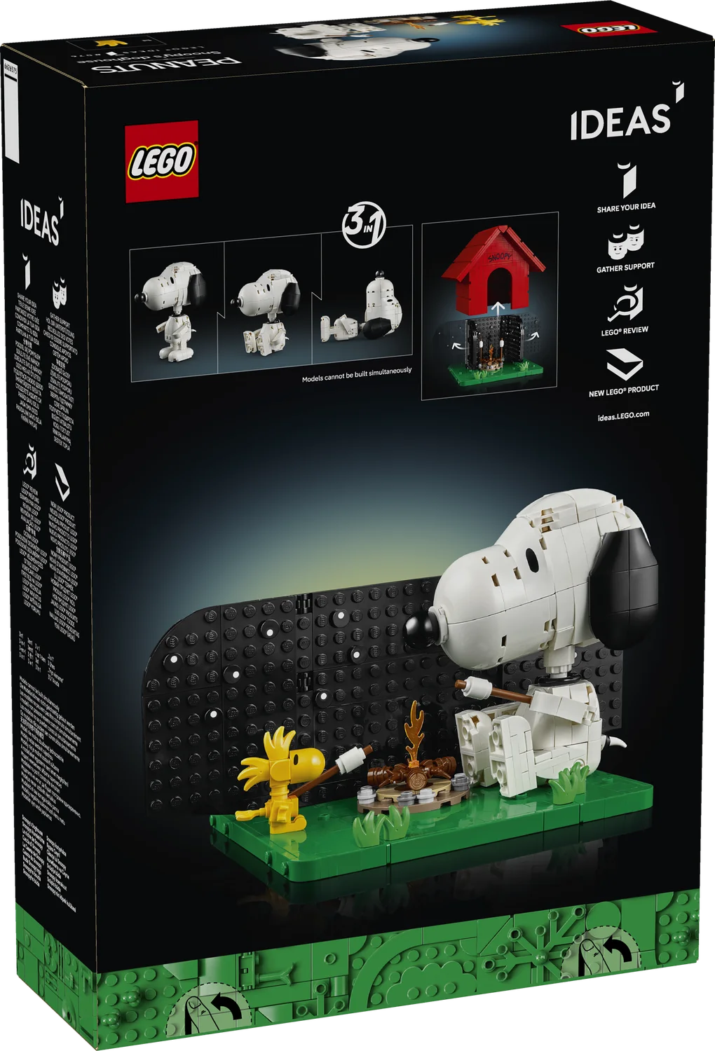 LEGO Ideas «Дрібнота»: будка Снупі (21368)