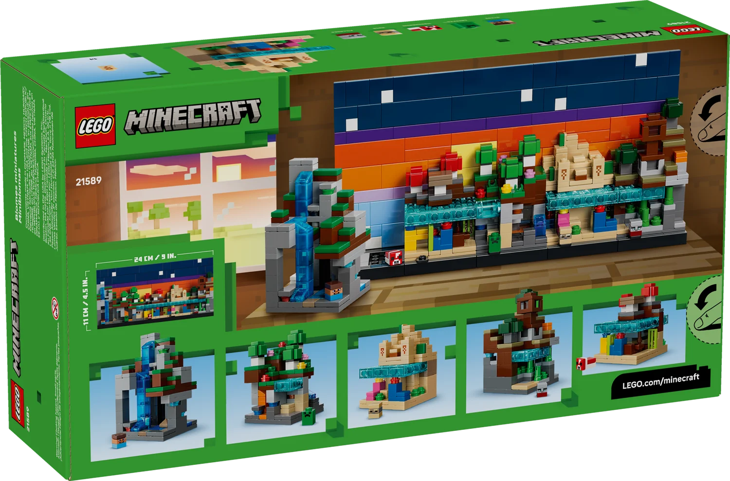 LEGO Minecraft Мінібіоми (21589)