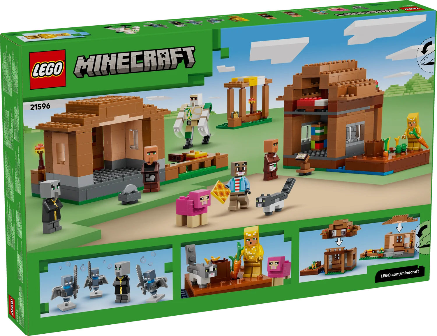 LEGO Minecraft Напад викликача на село (21596)