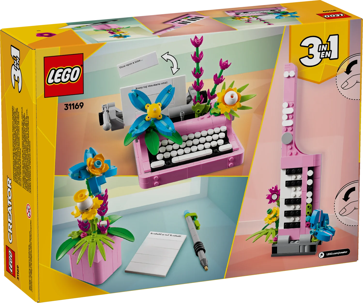 LEGO Creator Друкарська машинка з квітами (31169)
